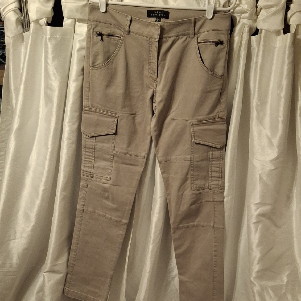 Robert Rodriguez Beige Trousers 8